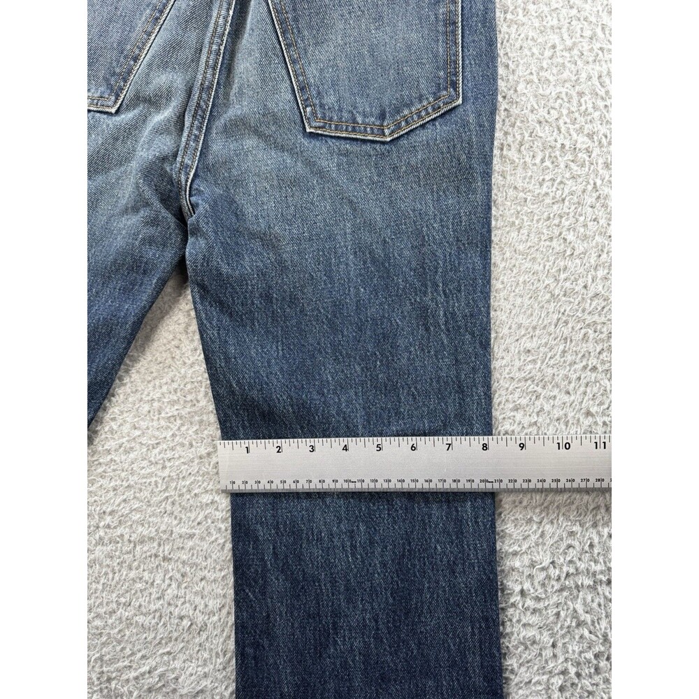 NWT Khaite Danielle Jeans 24 High Rise Straight Leg Slim Fit Denim - Picture 13 of 13